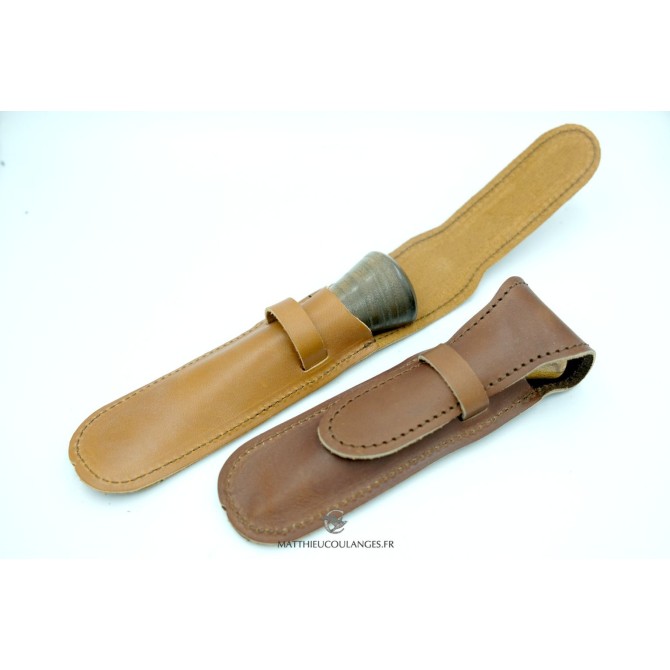 Etui cuir pour 1 gouge
