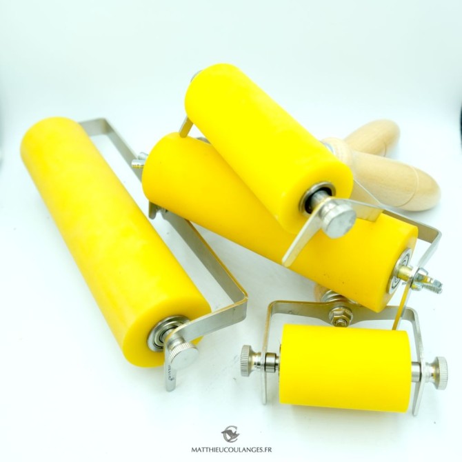 Professional Inking Rollers, Flexible (Made in Europe) and light weight