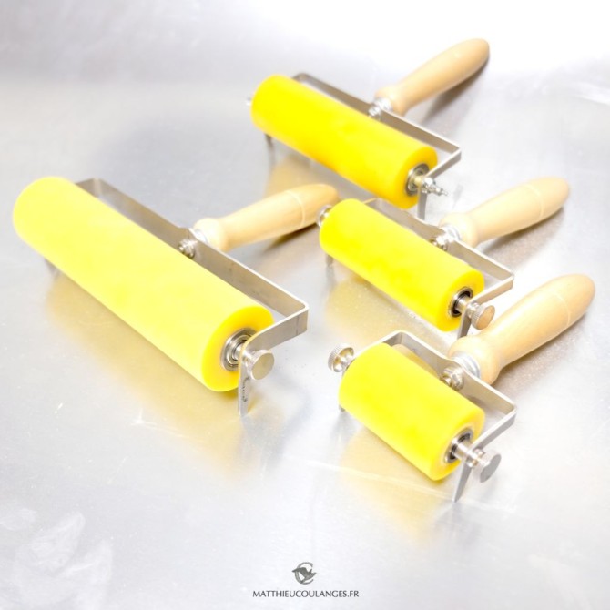 Professional Inking Rollers, Flexible (Made in Europe) and light weight