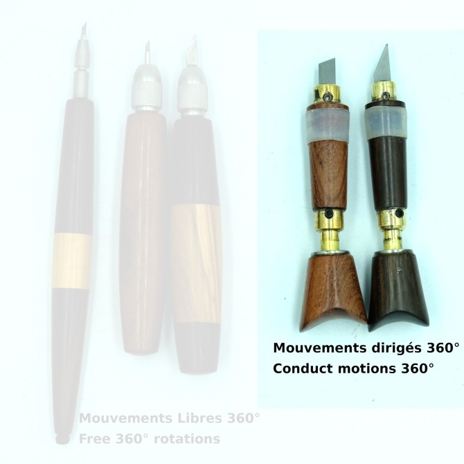 copy of Swivel scalpel controlled rotation with interchangeable blades