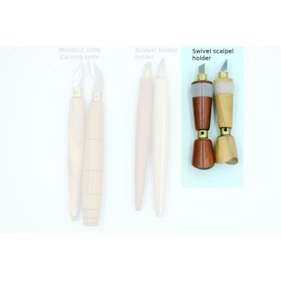 copy of Swivel scalpel controlled rotation with interchangeable blades