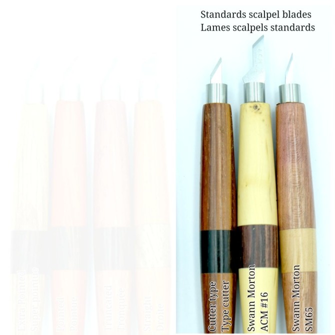 Interchangeable scalpel blade holder