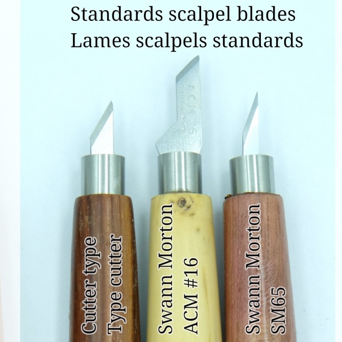 Swivel scalpel controlled rotation with interchangeable blades